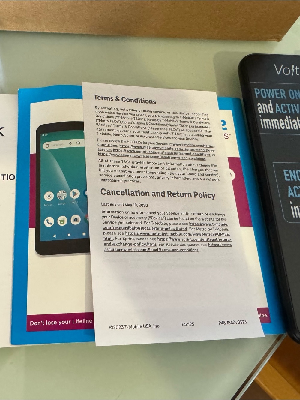 Brand New Schok Volt SV55 Smartphone Assurance Wireless